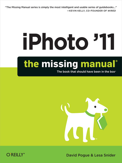 Click here to view title details for iPhoto '11 by David Pogue