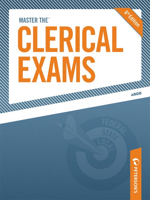 Click here to view title details for Master the Clerical Exams by Peterson's