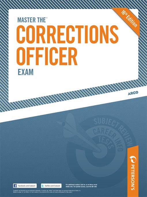 Click here to view title details for Master the Corrections Officer Exam by Peterson's