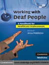 Working with Deaf People