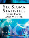 Six Sigma Statistics with Excel and Minitab