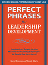 Perfect Phrases for Leadership Development