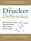 The Drucker Difference