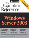 Windows® Server 2003 By Kathy Ivens
