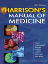 Click here to view title details for Harrison's Manual of Medicine by Anthony S. Fauci