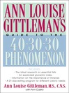 Ann Louise Gittleman's Guide to the 40-30-30 Phenomenon
