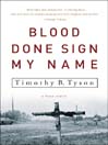 Blood Done Sign My Name