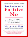 The Power of a Positive No@