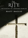 Click here to view title details for The Rite by Matt Baglio