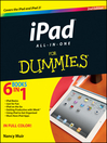 Click here to view title details for iPad All-in-One For Dummies by Nancy C. Muir