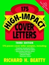 175 High-Impact Cover Letters By Richard H. Beatty