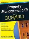 Property Management Kit For Dummies®@