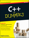 Click here to view title details for C++ For Dummies® by Stephen R. Davis