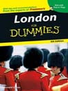 London For Dummies: Dummies Travel Series, Book 61
