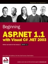 Beginning ASP.NET 1.1 with Visual C# .NET 2003@