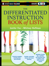 Click here to view title details for The Differentiated Instruction Book of Lists by Jenifer Fox