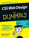 Click here to view title details for CSS Web Design For Dummies by Richard Mansfield