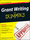 Grant Writing For Dummies®