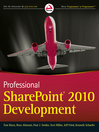 Click here to view title details for Professional SharePoint 2010 Development by Tom Rizzo