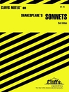 CliffsNotes on Shakespeare's Sonnets