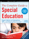 Click here to view title details for The Complete Guide to Special Education by Linda Wilmshurst, PhD