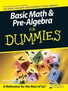 Basic Math & Pre-Algebra For Dummies