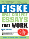 Fiske Real College Essays That Work