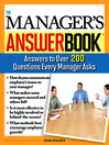 Manager's Answer Book