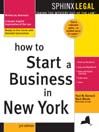 How to Start a Business in New York, 3e