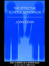 The Effective School Governor