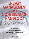 Energy Management and Conservation Handbook