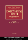 Clay's Handbook of Environmental Health