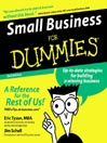 Small Business for Dummies®@