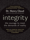 Integrity By Dr. Henry Cloud