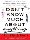 Don't Know Much About Anything@