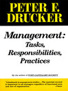 Management: Tasks, Responsibilities, Practices