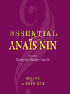 Essential Anaïs Nin