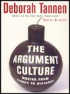 The Argument Culture