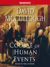 Artwork for this title -- The Course of Human Events