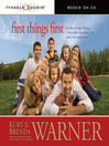 First Things First