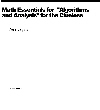 Math Essentials for Algorithms and Analysis for the Clueless