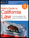 Nolo's Guide to California Law