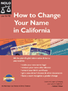 How to Change Your Name in California