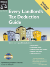 Every Landlord's Tax Deduction Guide By Fishman, Stephen