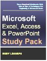 Microsoft Excel, Access & PowerPoint Study Pack@