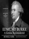 Click here to view title details for Edmund Burke by Russell Kirk