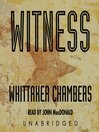 Witness By Whittaker Chambers