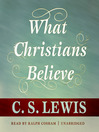 What Christians Believe