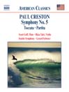 CRESTON: Symphony No 5 / Toccata / Partita