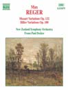 REGER: Mozart Variations Op 132 / Hiller Variations Op 100